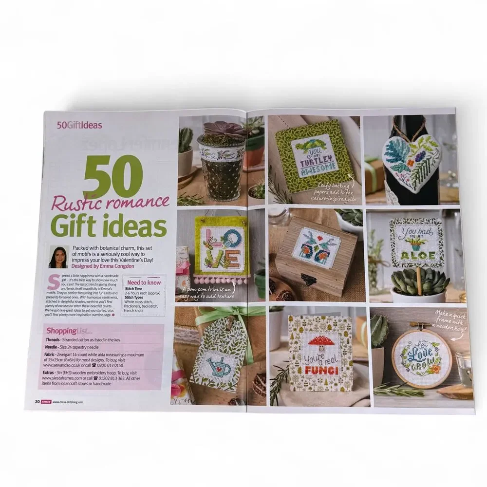 Cross Stitch Crazy Magazine Craft Stitching Patterns Printed in UK 2018